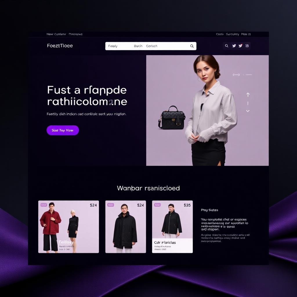 Fashion E-commerce — Oscar Graphix project